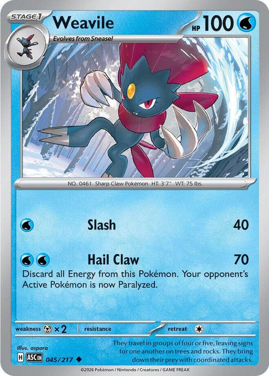 Weavile - 045/217 [ASC - 045/217]
