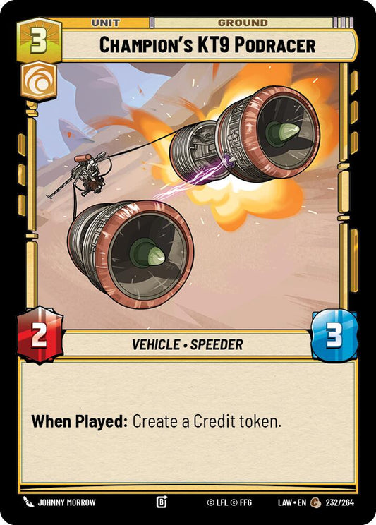 Champion's KT-9 Podracer [LAW - 232/264]