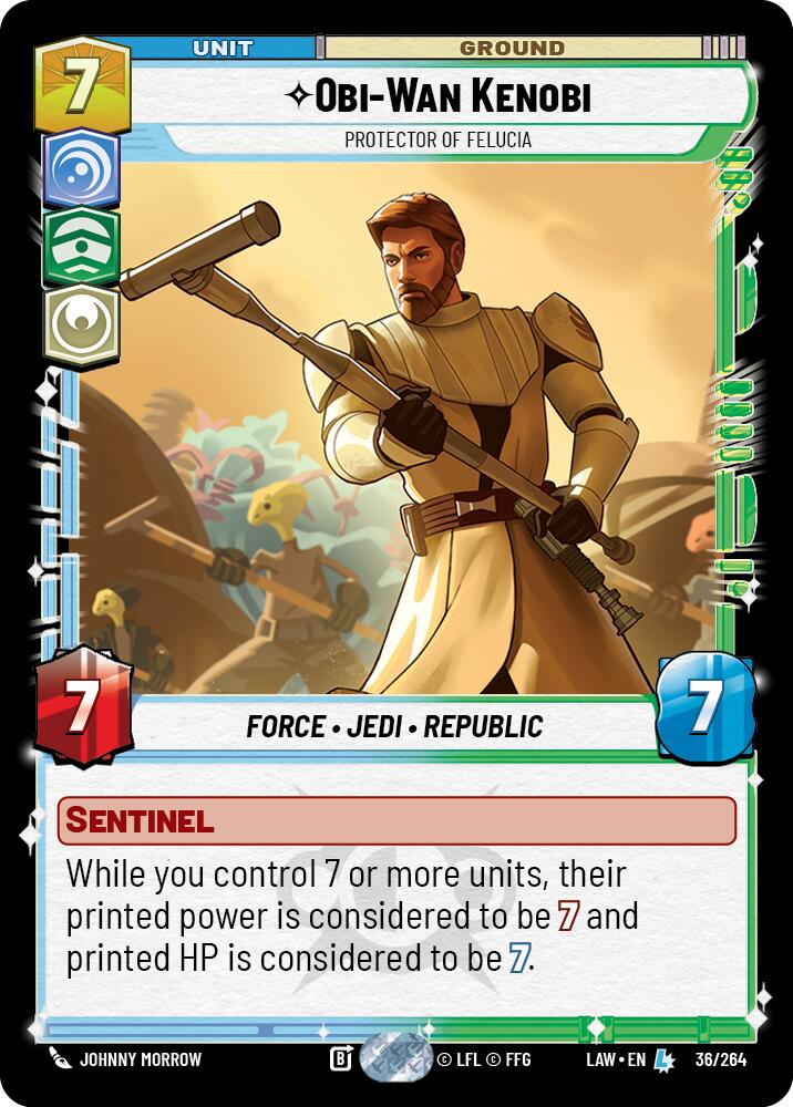 Obi-Wan Kenobi - Protector of Felucia [LAW - 36/264]