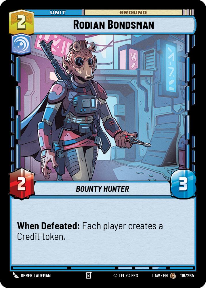 Rodian Bondsman [LAW - 116/264]