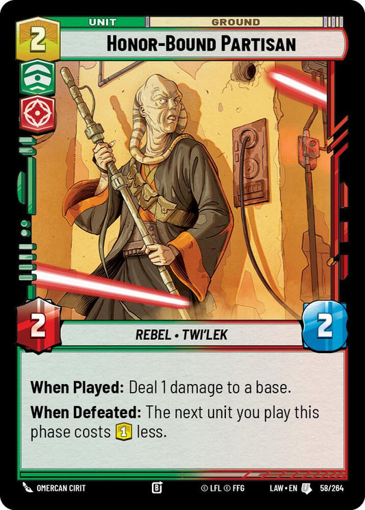 Honor-Bound Partisan [LAW - 58/264]