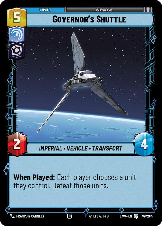 Governor's Shuttle [LAW - 99/264]