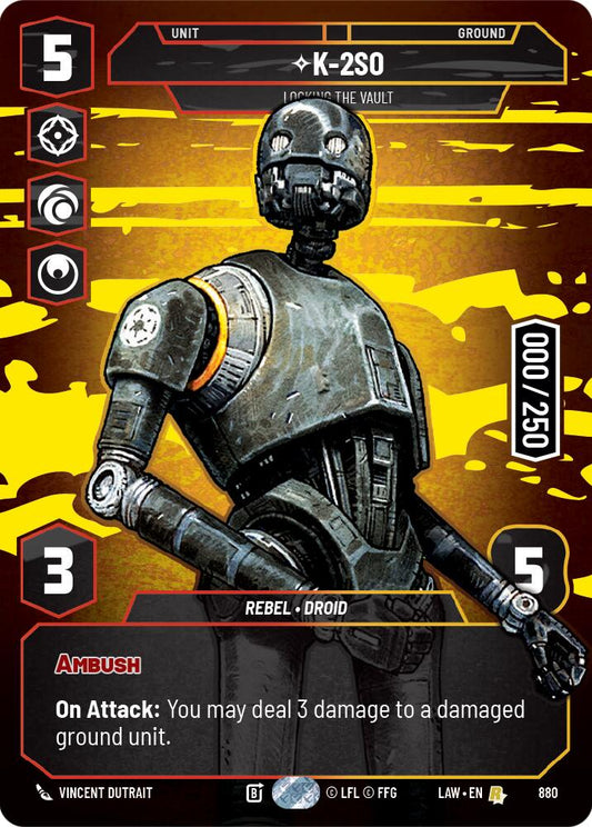 K-2S0 - Locking the Vault (Serialized) [LAW - 880]