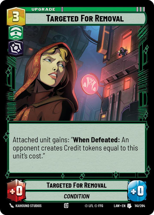 Targeted for Removal [LAW - 141/264]
