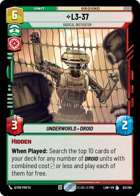 L3-37 - Radical Instigator [LAW - 63/264]