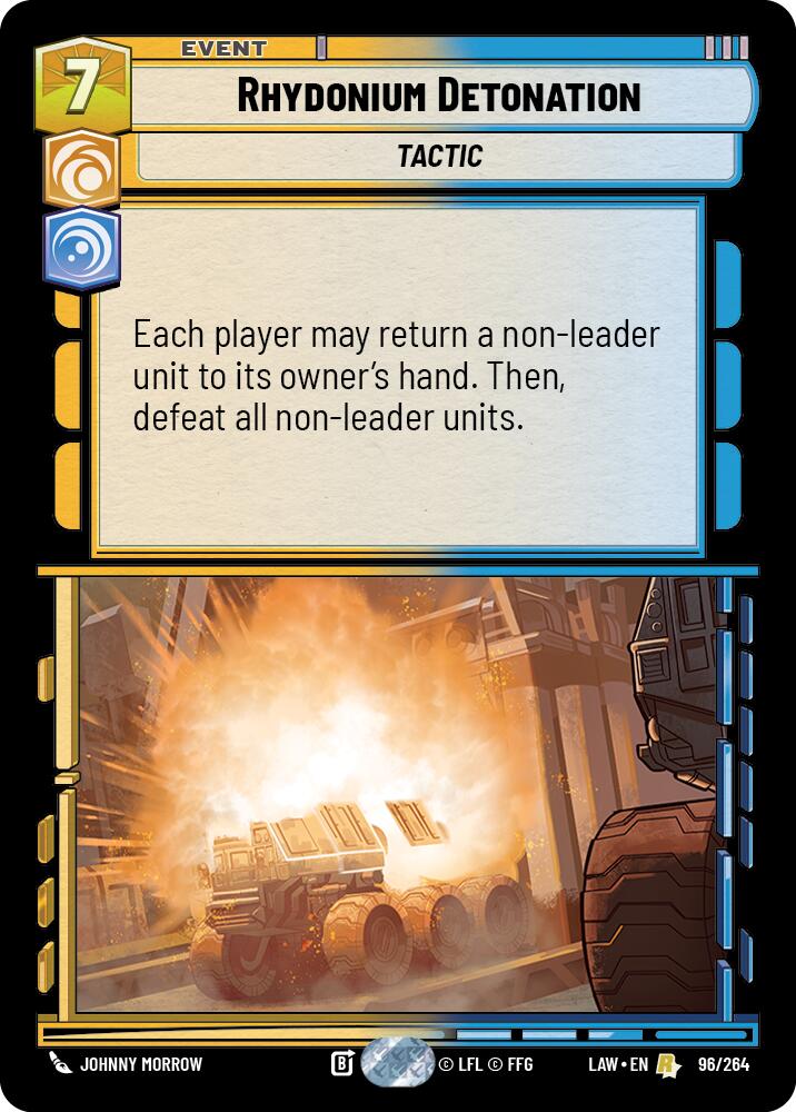 Rhydonium Detonation [LAW - 96/264]