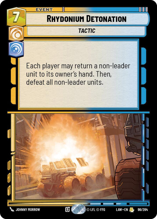 Rhydonium Detonation [LAW - 96/264]