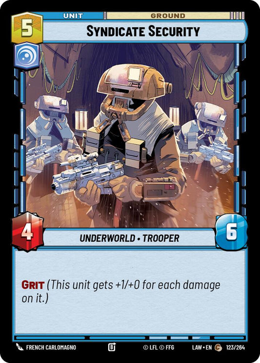 Syndicate Security [LAW - 123/264]