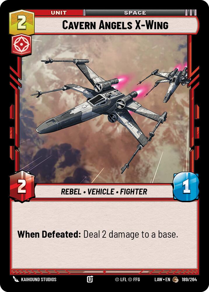 Cavern Angels X-Wing [LAW - 189/264]