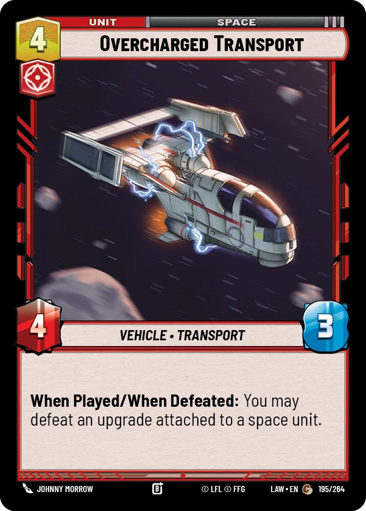 Overcharged Transport [LAW - 195/264]