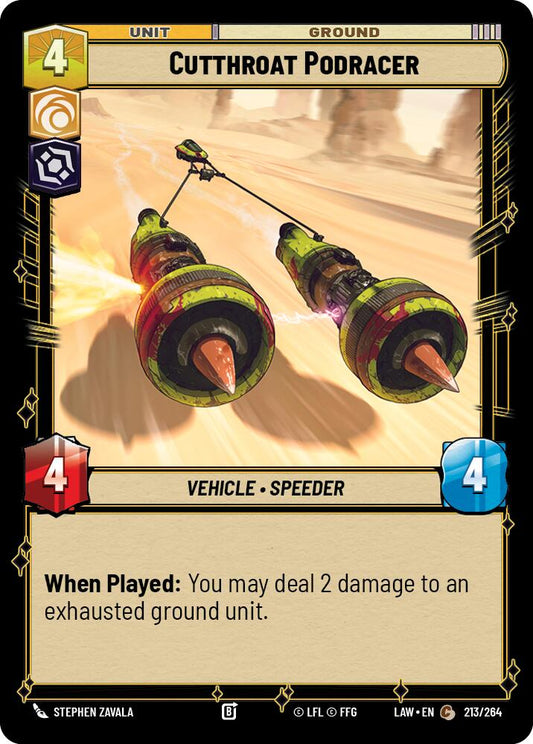 Cutthroat Podracer [LAW - 213/264]