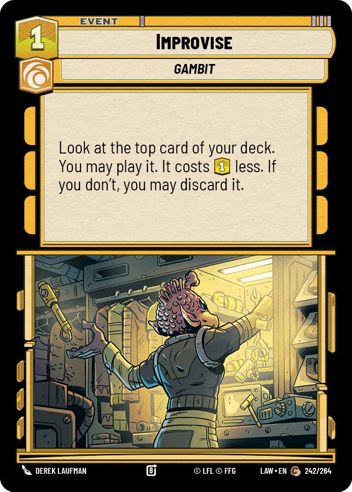 Improvise [LAW - 242/264]