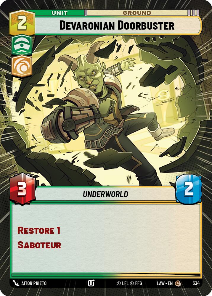 Devaronian Doorbuster (Hyperspace) [LAW - 334]