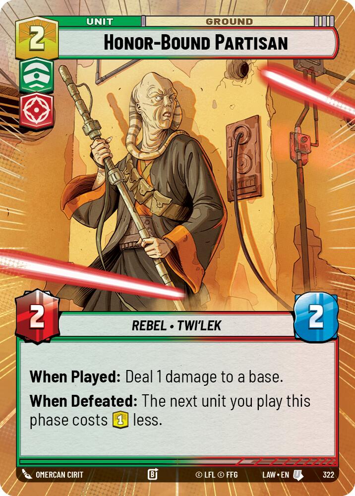 Honor-Bound Partisan (Hyperspace) [LAW - 322]
