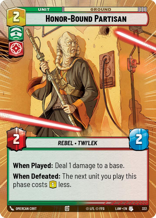 Honor-Bound Partisan (Hyperspace) [LAW - 322]