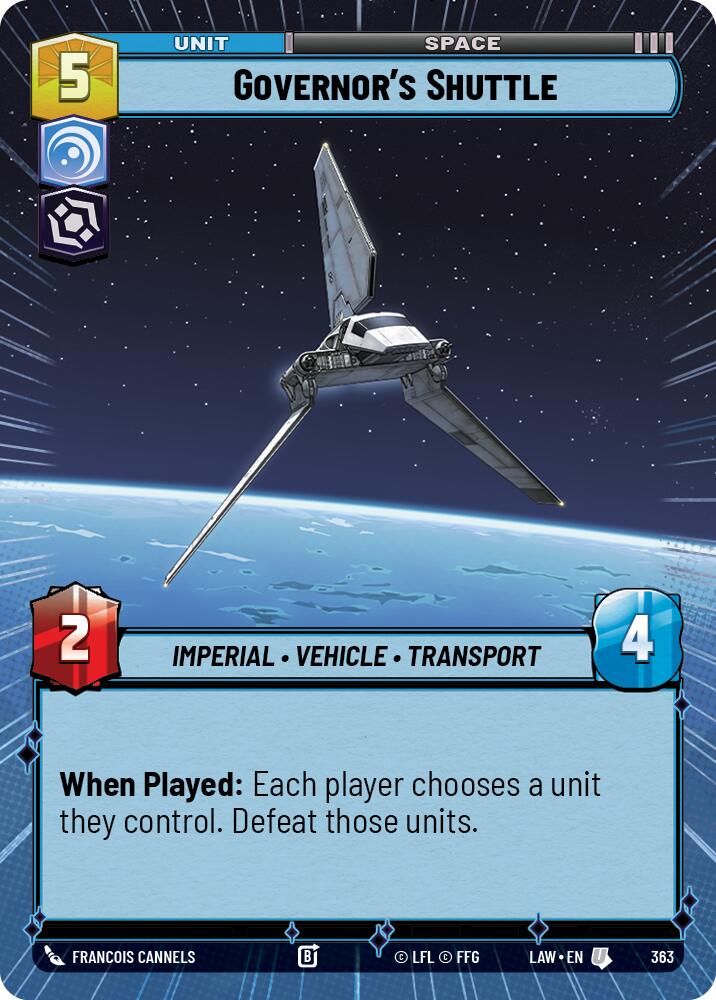 Governor's Shuttle (Hyperspace) [LAW - 363]