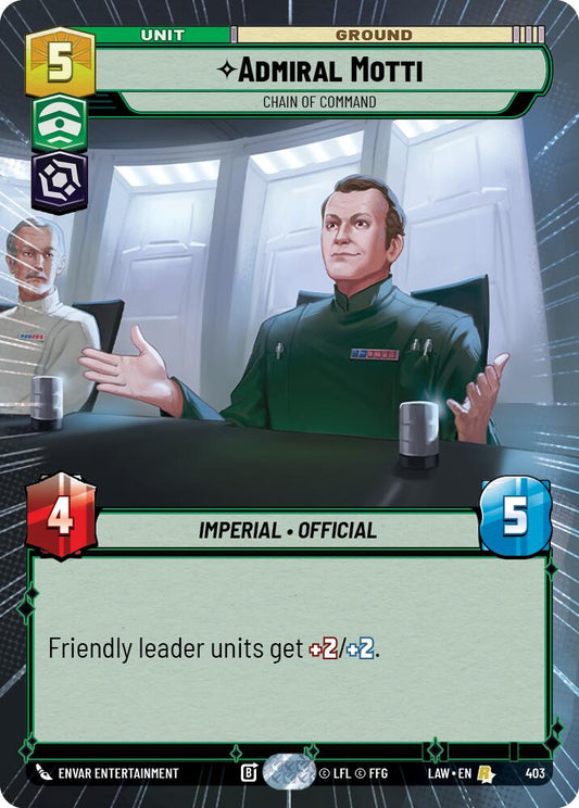 Admiral Motti - Chain of Command (Hyperspace) [LAW - 403]