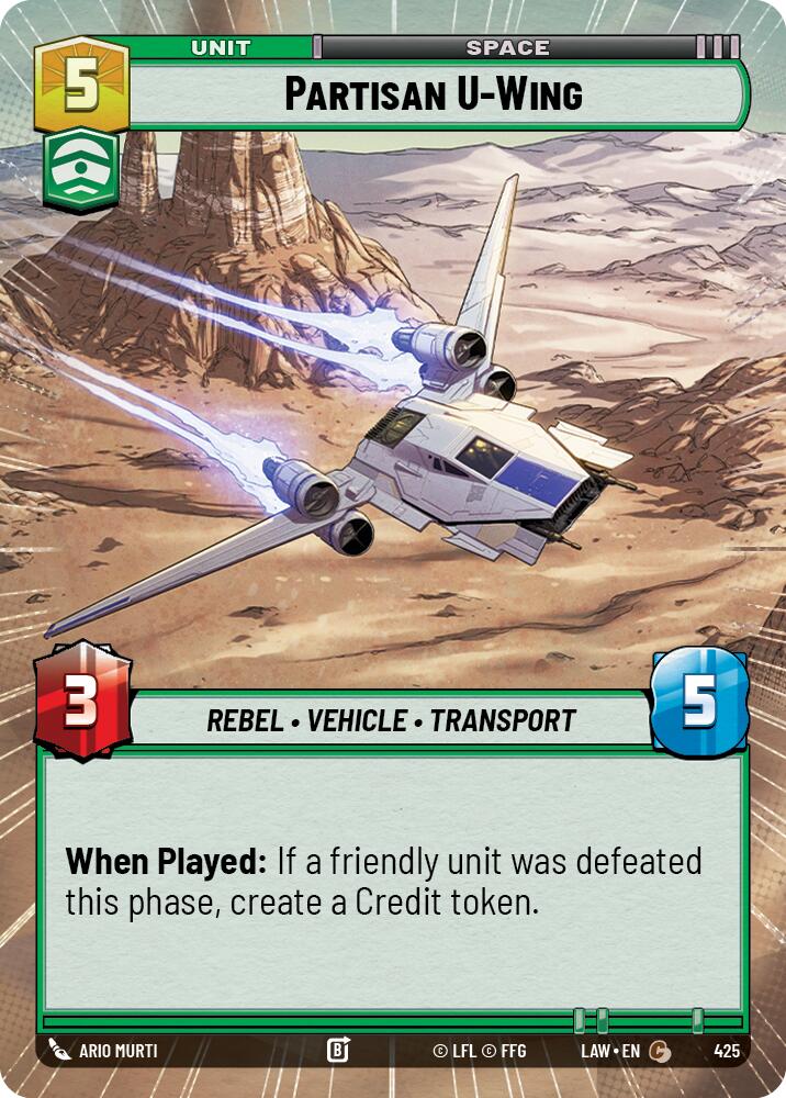 Partisan U-Wing (Hyperspace) [LAW - 425]