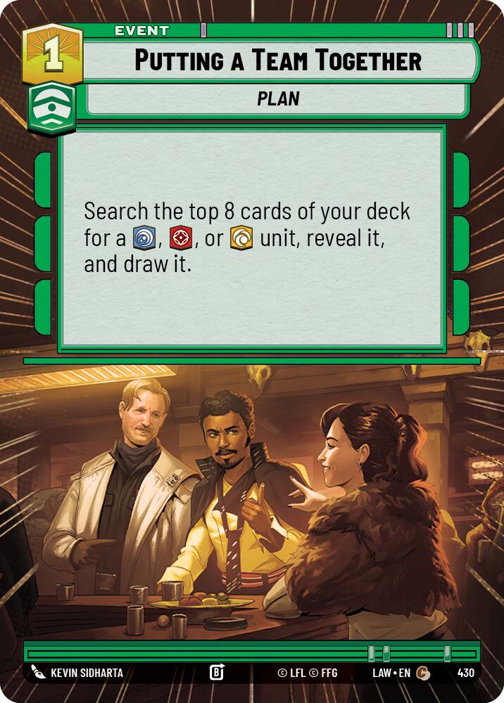 Putting a Team Together (Hyperspace) [LAW - 430]