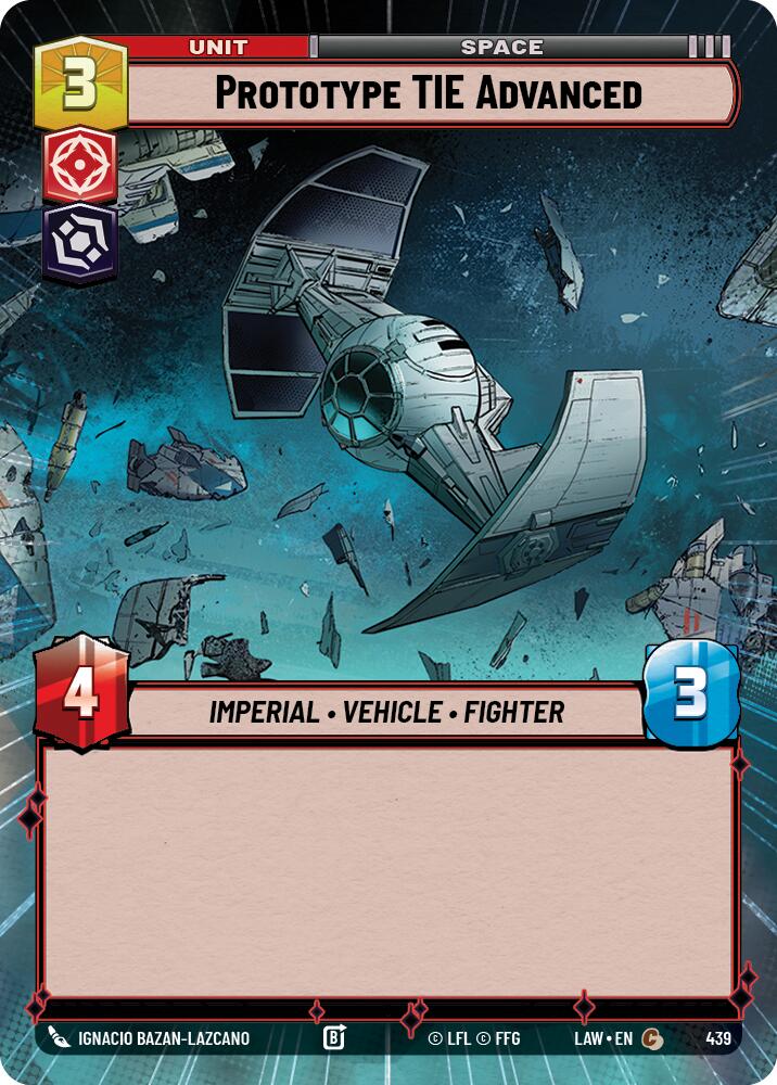 Prototype TIE Advanced (Hyperspace) [LAW - 439]