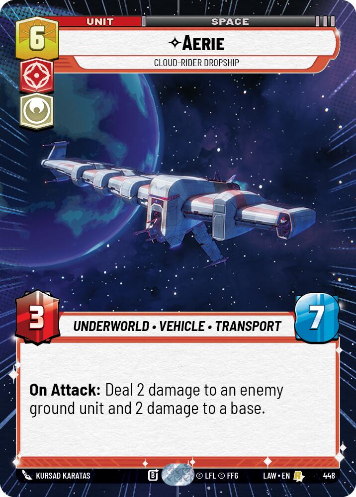 Aerie - Cloud-Rider Dropship (Hyperspace) [LAW - 448]
