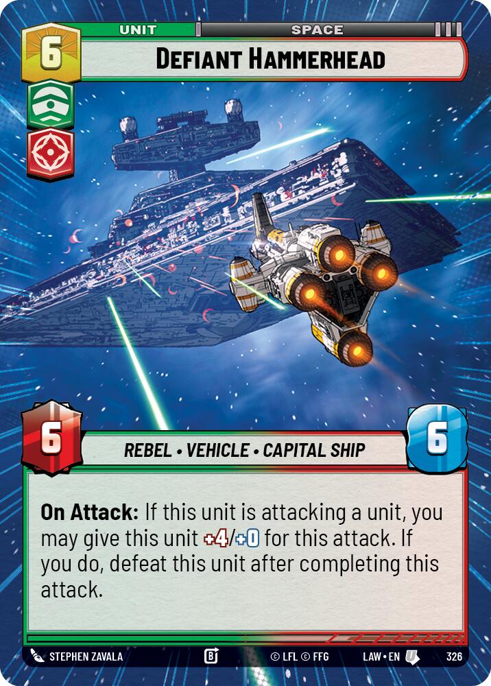 Defiant Hammerhead (Hyperspace) [LAW - 326]