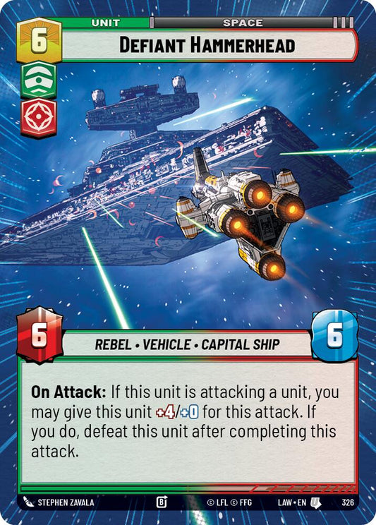 Defiant Hammerhead (Hyperspace) [LAW - 326]
