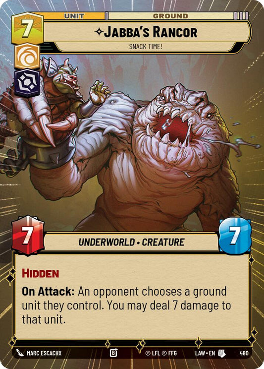 Jabba's Rancor - Snack Time! (Hyperspace) [LAW - 480]