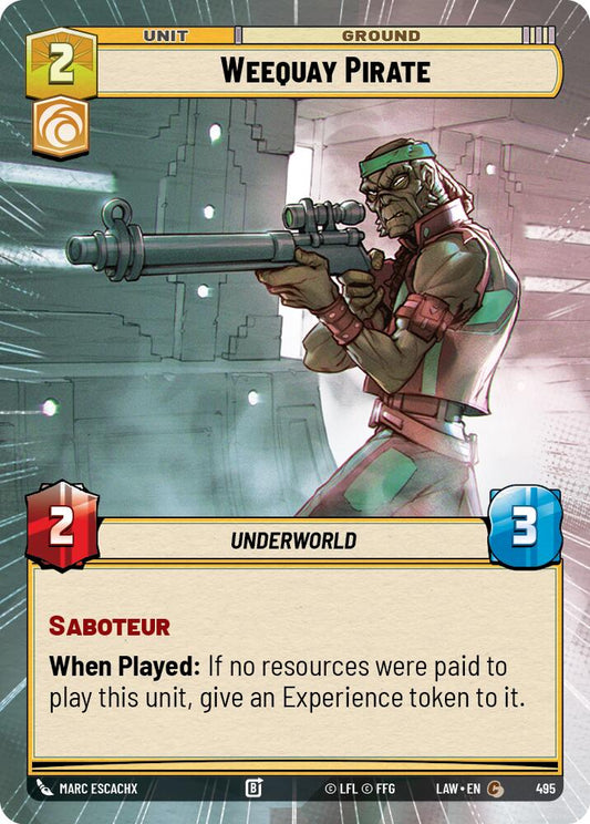 Weequay Pirate (Hyperspace) [LAW - 495]
