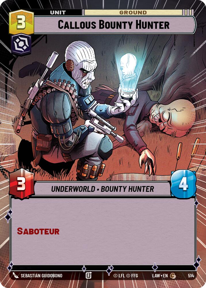 Callous Bounty Hunter (Hyperspace) [LAW - 514]