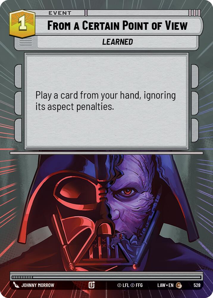 From a Certain Point of View (Hyperspace) [LAW - 528]