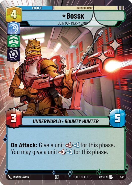 Bossk - Join Our Merry Band (Hyperspace Foil) [LAW - 533]