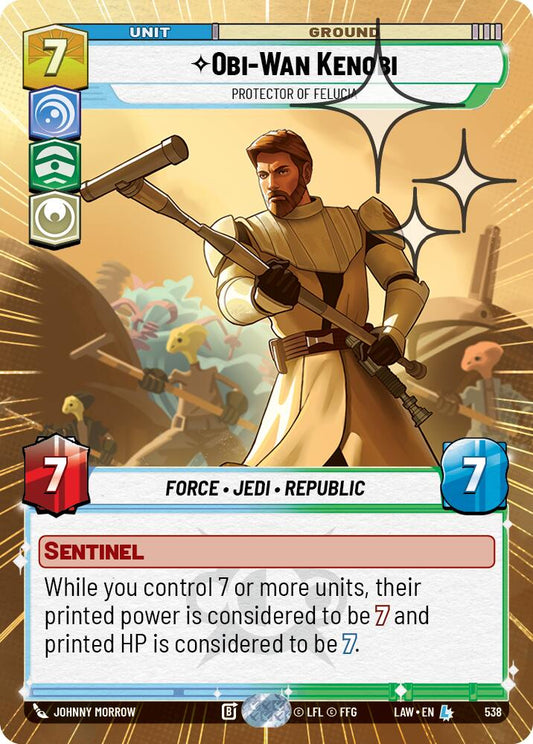 Obi-Wan Kenobi - Protector of Felucia (Hyperspace Foil) [LAW - 538]