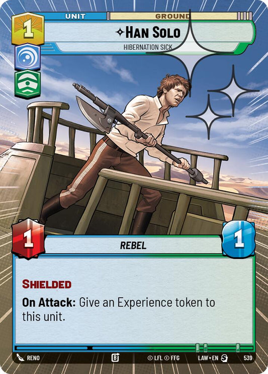 Han Solo - Hibernation Sick (Hyperspace Foil) [LAW - 539]
