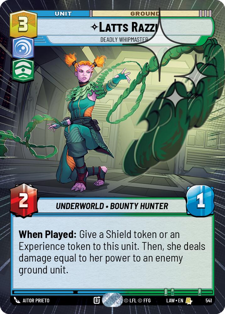 Latts Razzi - Deadly Whipmaster (Hyperspace Foil) [LAW - 541]
