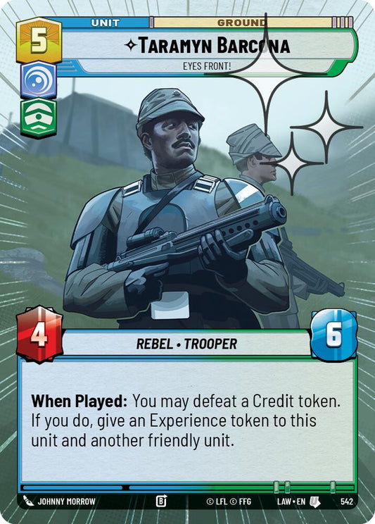 Taramyn Barcona - Eyes Front! (Hyperspace Foil) [LAW - 542]