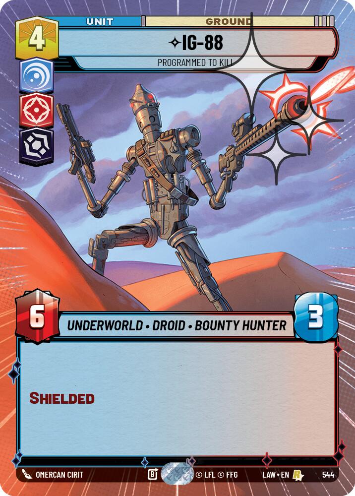 IG-88 - Programmed to Kill (Hyperspace Foil) [LAW - 544]