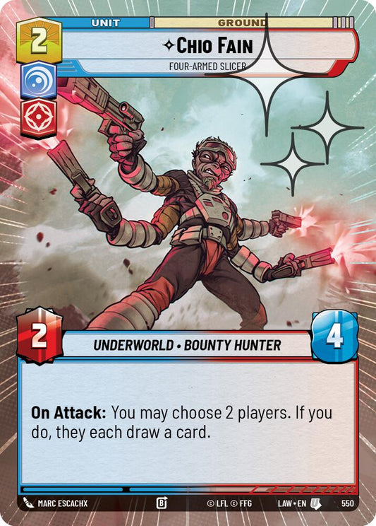 Chio Fain - Four-Armed Slicer (Hyperspace Foil) [LAW - 550]