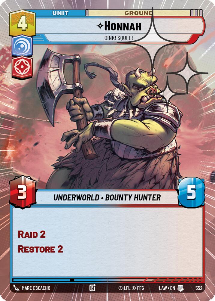 Honnah - Oink! Squee! (Hyperspace Foil) [LAW - 552]