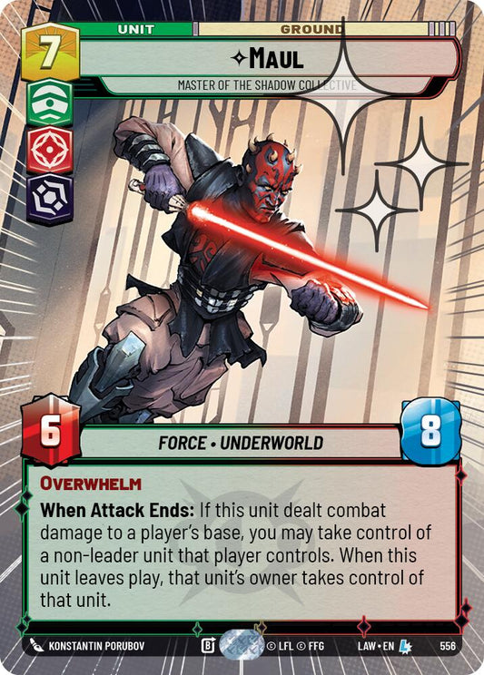 Maul - Master of the Shadow Collective (Hyperspace Foil) [LAW - 556]