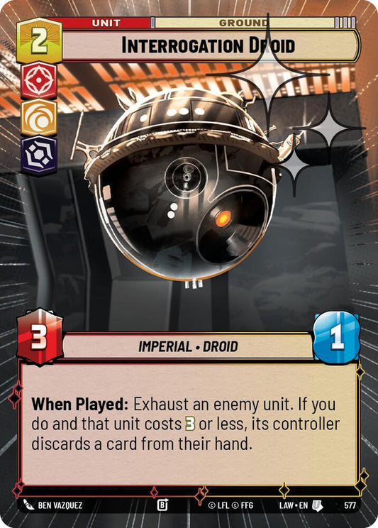 Interrogation Droid (Hyperspace Foil) [LAW - 577]