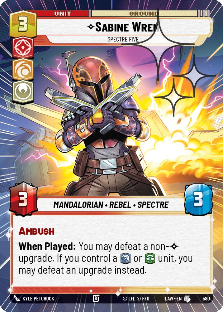 Sabine Wren - Spectre Five (Hyperspace Foil) [LAW - 580]