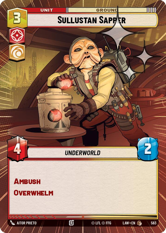 Sullustan Sapper (Hyperspace Foil) [LAW - 583]
