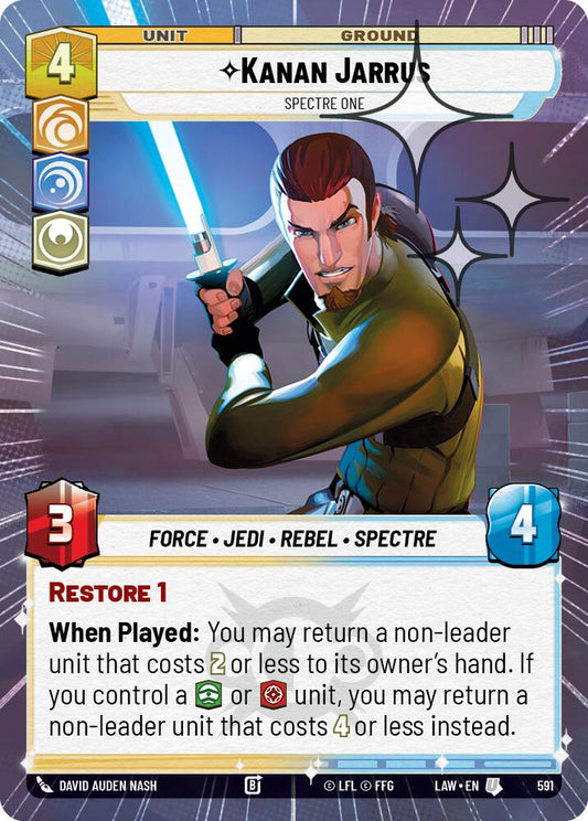 Kanan Jarrus - Spectre One (Hyperspace Foil) [LAW - 591]