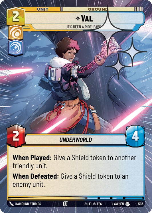 Val - It's Been a Ride, Babe (Hyperspace Foil) [LAW - 593]