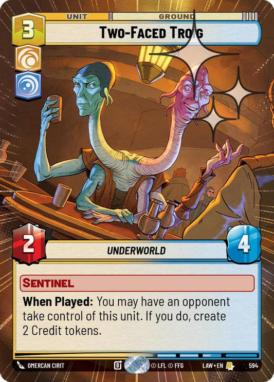 Two-Faced Troig (Hyperspace Foil) [LAW - 594]