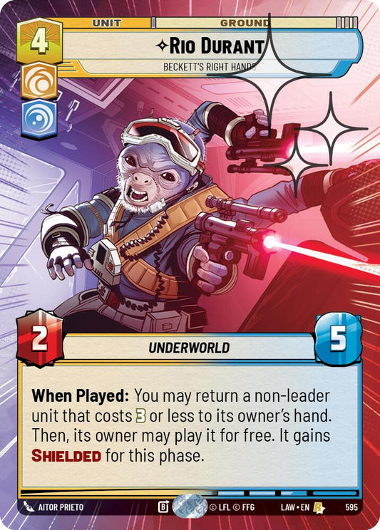 Rio Durant - Beckett's Right Hands (Hyperspace Foil) [LAW - 595]