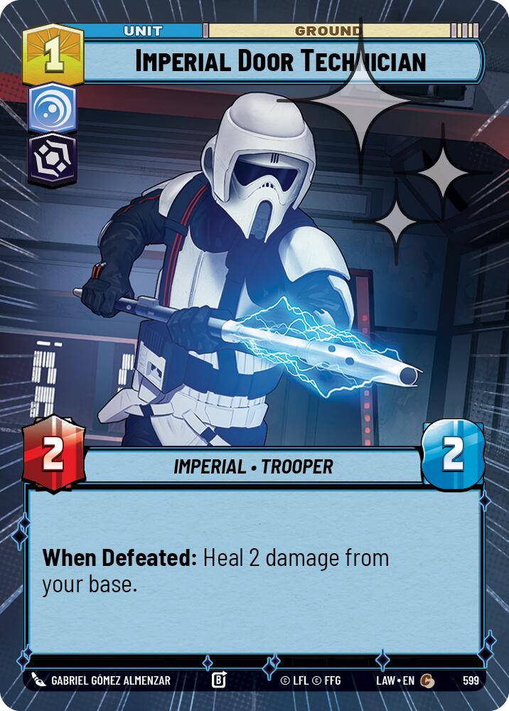 Imperial Door Technician (Hyperspace Foil) [LAW - 599]