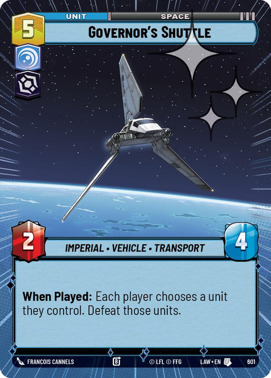 Governor's Shuttle (Hyperspace Foil) [LAW - 601]