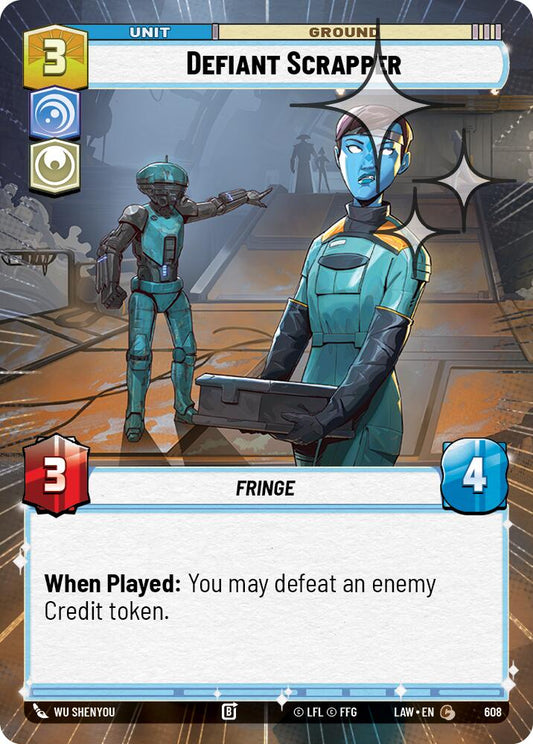 Defiant Scrapper (Hyperspace Foil) [LAW - 608]